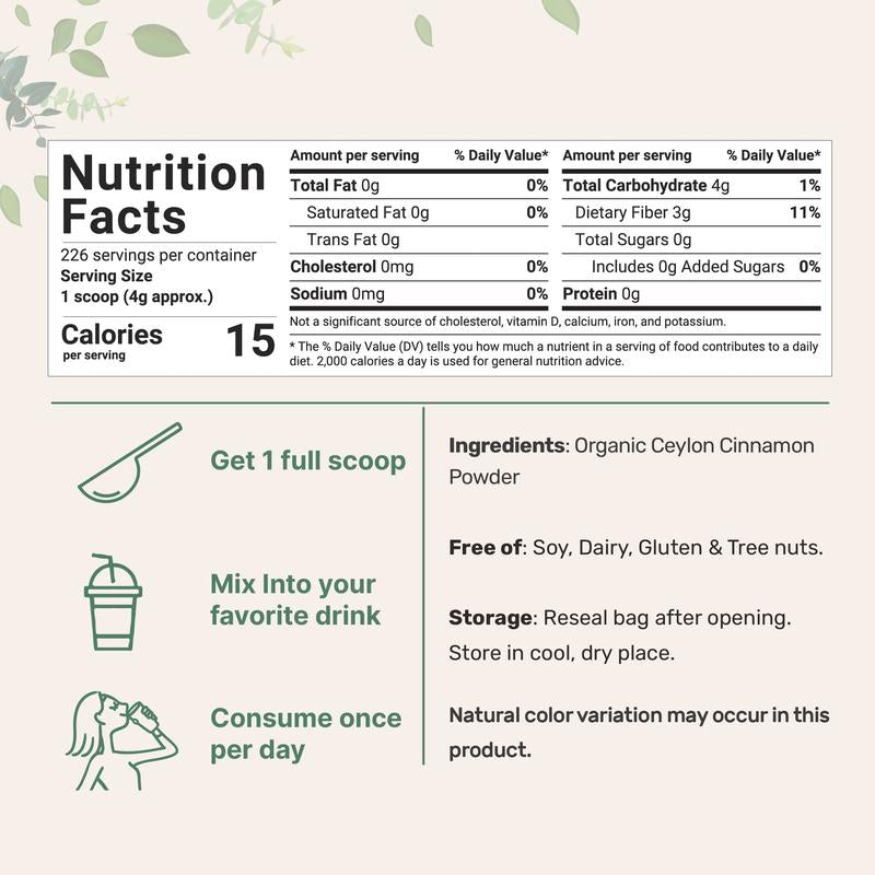 Organic Ceylon Cinnamon Powder